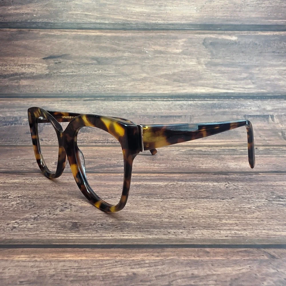 Warby Parker Ada W 247 Tortoise Cat Eye Eyeglass Frames 54-20-140